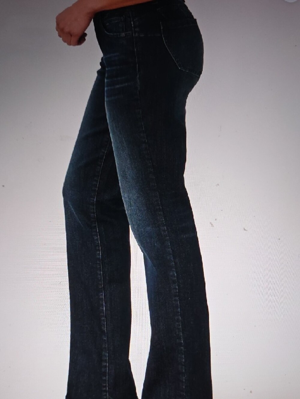 Democracy Dark Blue Straight Leg Jeans - Picture 2 of 3
